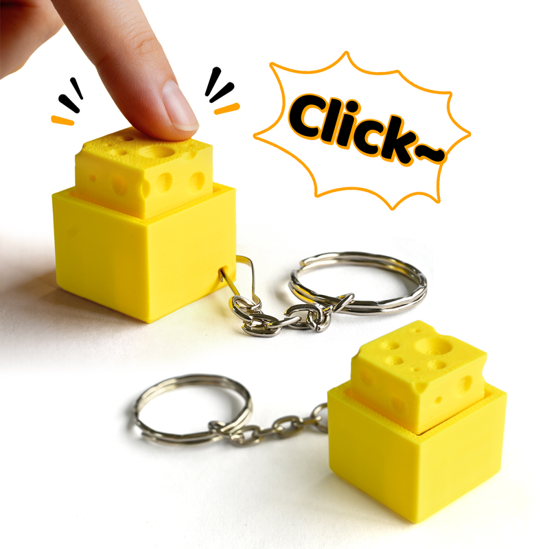 3D Printed Cheesy Key Fidget C - 3D Printing Gundam ulasan dan harga