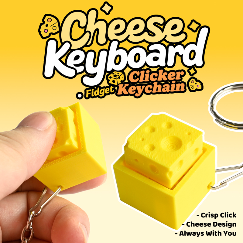 3D Printed Cheesy Key Fidget C - 3D Printing Gundam ulasan dan harga