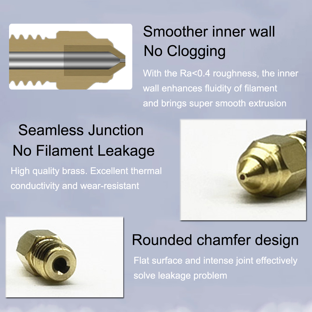 3Pcs Nozzles For Ender 5 Max B - Nozzle 0.4Mm Hardened ulasan dan harga