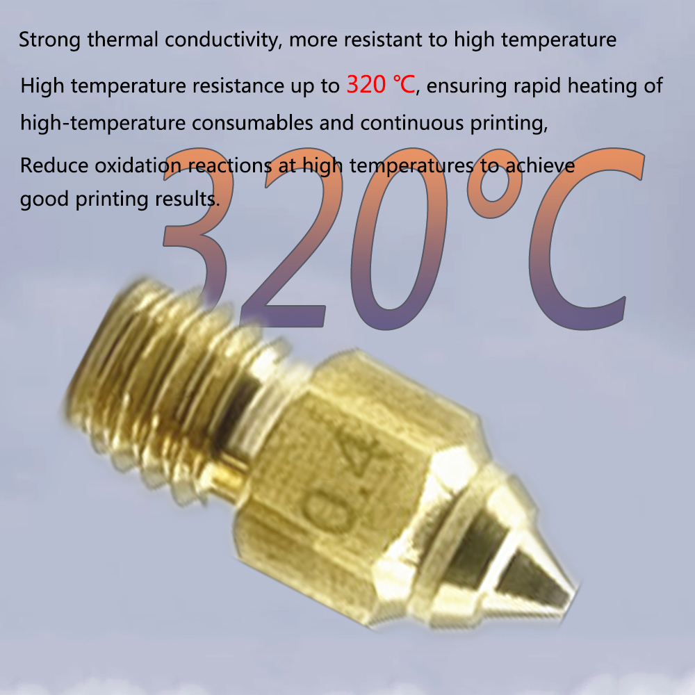 3Pcs Nozzles For Ender 5 Max B - Nozzle 0.4Mm Hardened ulasan dan harga