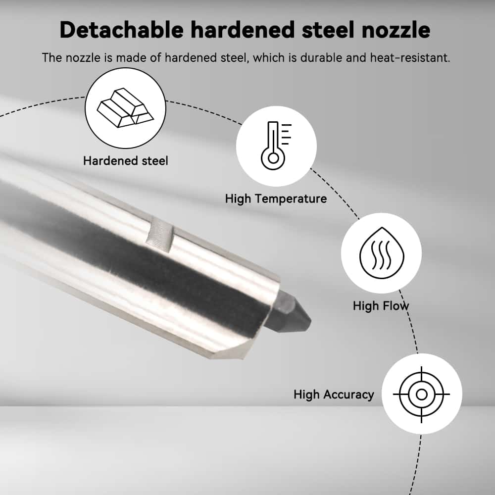 For Bambu Lab P2S H2C Upgraded - Nozzle 0.4Mm Hardened ulasan dan harga