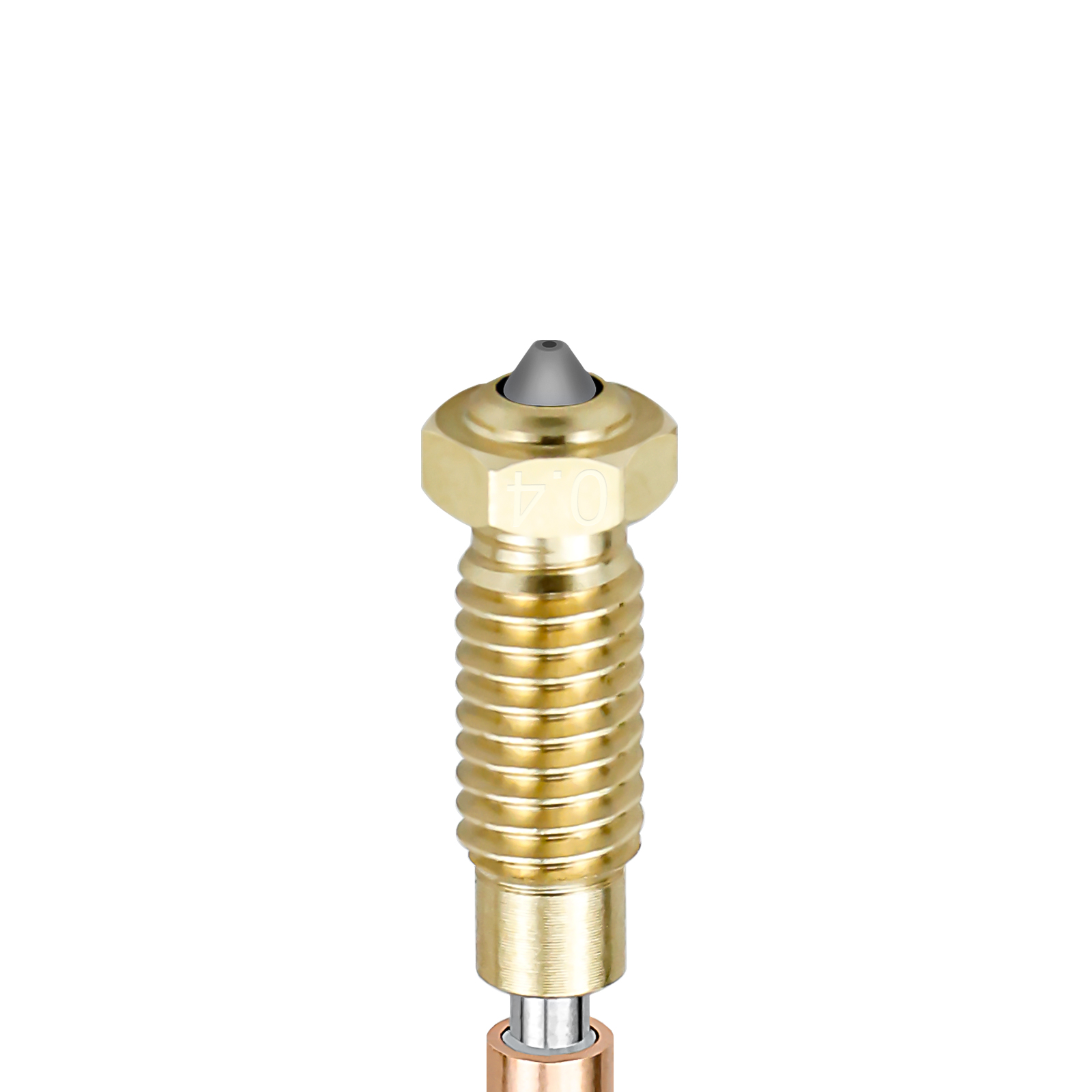 Upgraded Hotend Nozzle For Pru - Nozzle 0.4Mm Hardened ulasan dan harga