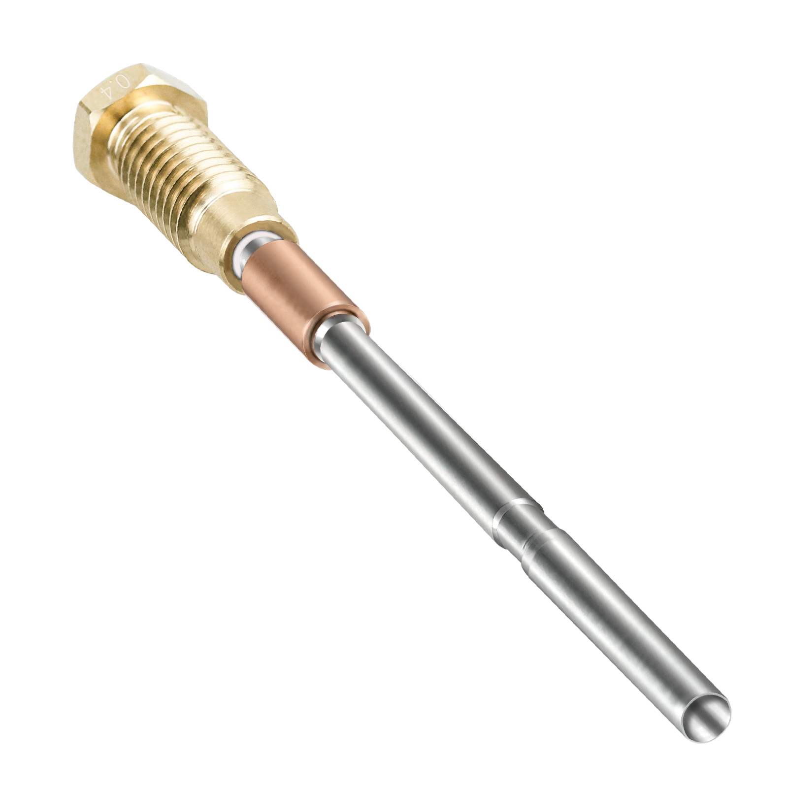 Upgraded Hotend Nozzle For Pru - Nozzle 0.4Mm Hardened ulasan dan harga
