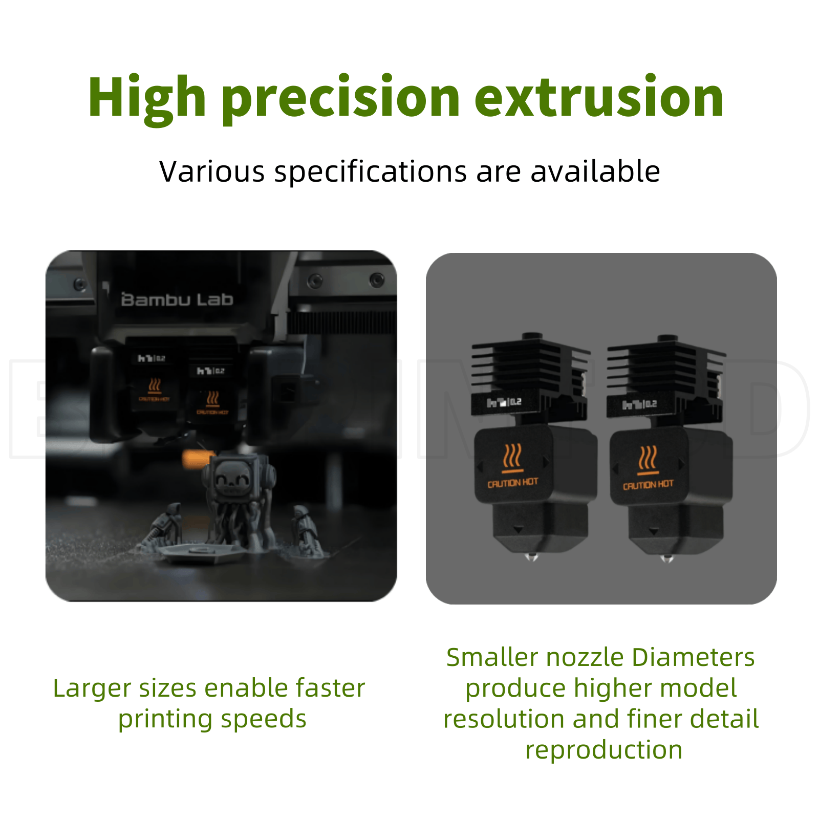 Upgrade Hotend Kit for Bambu L - Nozzle 0.4Mm Hardened ulasan dan harga