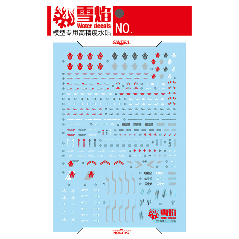 Model Decals Water Slide Decal - 3D Printing Gundam ulasan dan harga