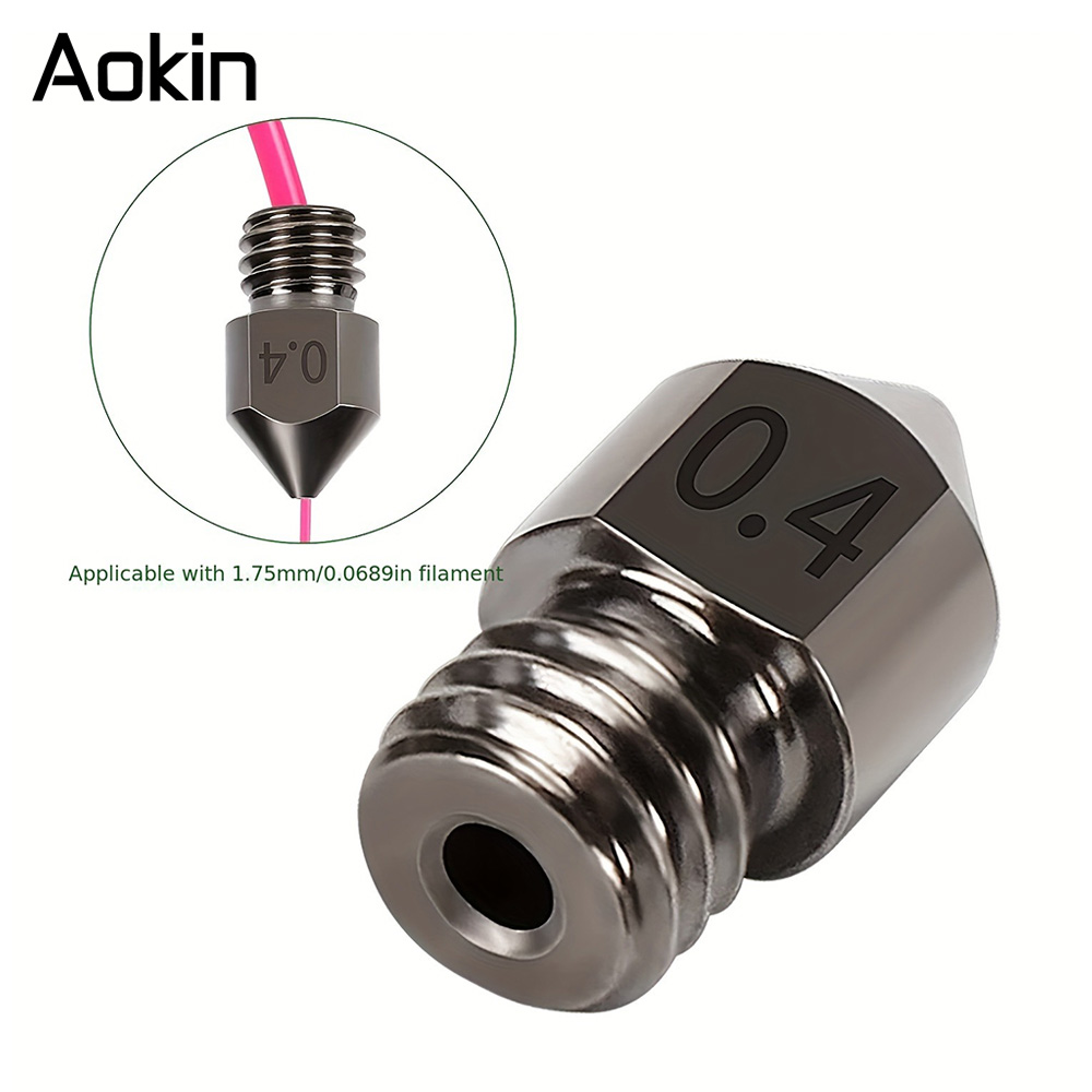 1/5/10PCS MK8 Nozzle Upgrade H - Nozzle 0.4Mm Hardened ulasan dan harga
