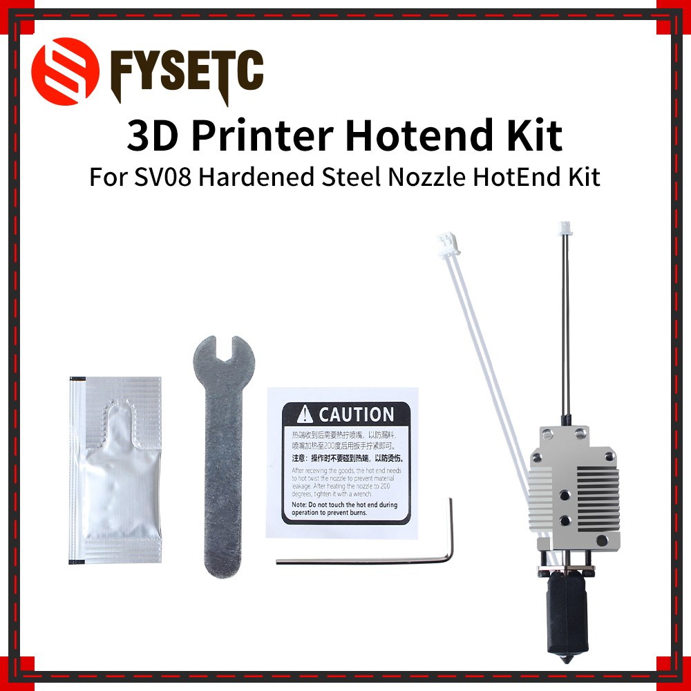 For SV08 Upgraded Hardened Ste - Nozzle 0.4Mm Hardened ulasan dan harga