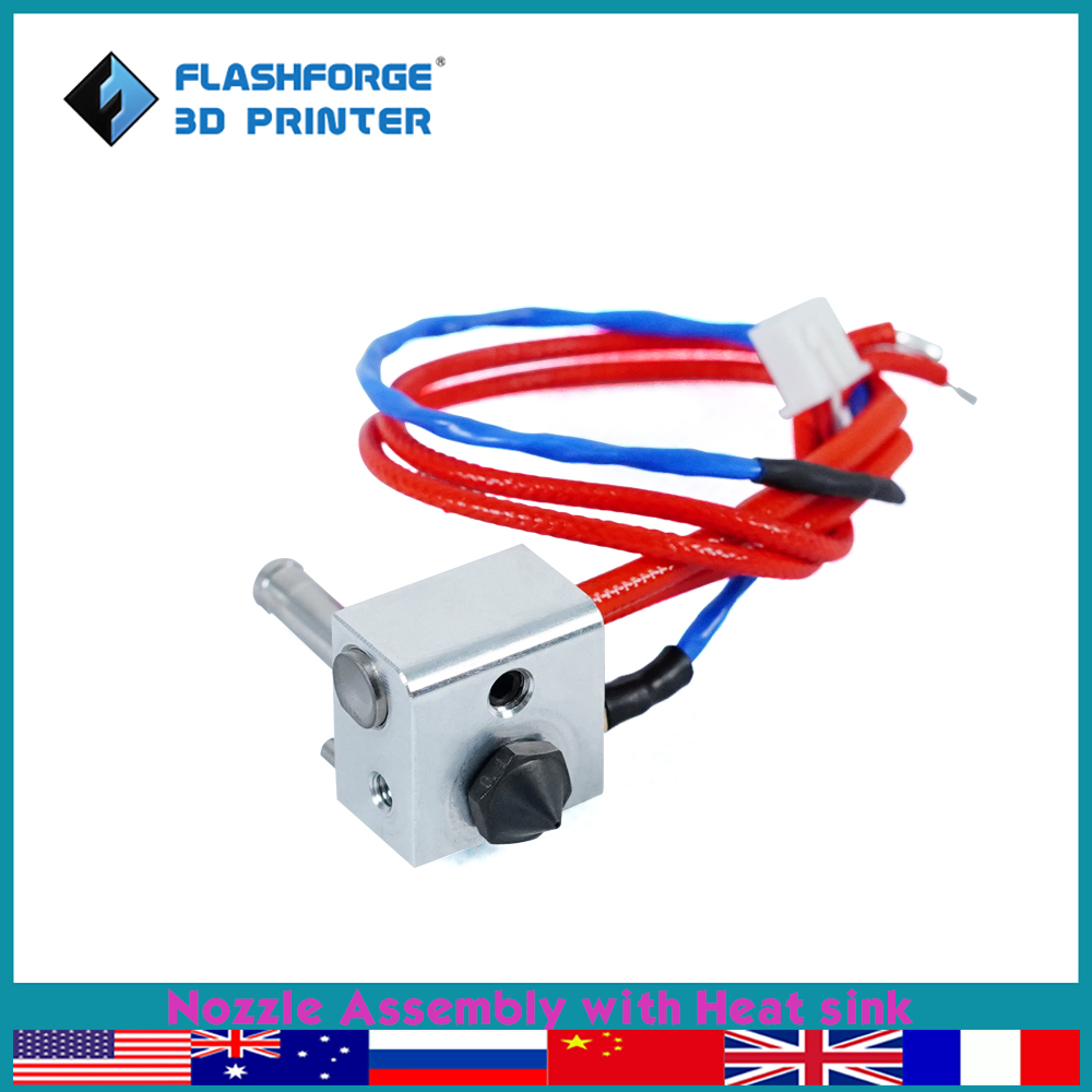 FLASHFORGE Nozzle Assembly wit - Nozzle 0.4Mm Hardened ulasan dan harga