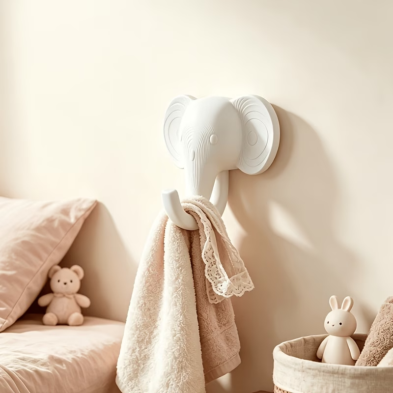 Elephant Head Single-wall Hook - 3D Printing Abs ulasan dan harga