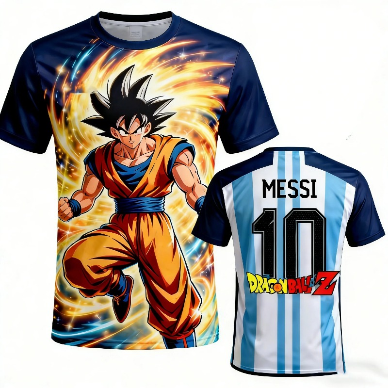 Dragon Ball Z Goku x Messi Arg - 3D Printing Z Hop ulasan dan harga