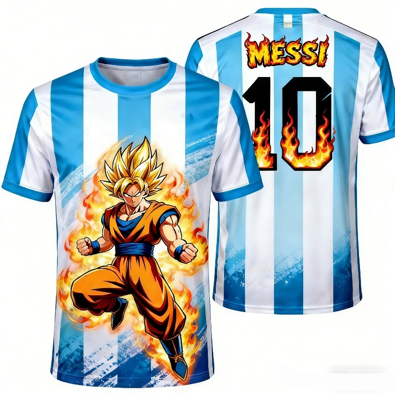 Dragon Ball Z Goku x Messi Arg - 3D Printing Z Hop ulasan dan harga